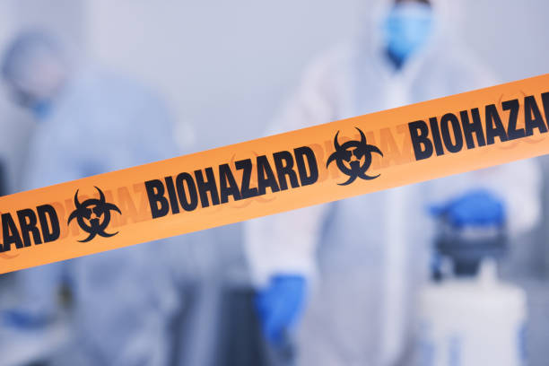 Professional Biohazard Cleanup technician working in Piermont, NY